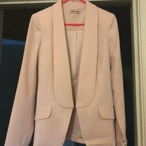 Blush pink kittenish blazer
